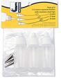 Set of 3 - 1/2 fl oz/14.79 ml bottles with 0.5, 0.7, & 0.9 mm metal tips