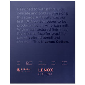 Lenox 100 White Paper Pad - 11" x 14"