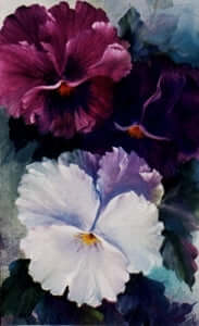 Bob Ross Floral Painting Packet - Large Pansies