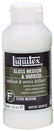 Liquitex Gloss Medium & Varnish - 8 oz. bottle