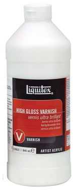 Liquitex High Gloss Varnish - 32 oz. bottle