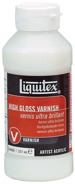 Liquitex High Gloss Varnish - 8 oz. bottle