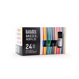 Liquitex BASICS Acrylic Colour 24 Tube Set - 24 x 22 ml tube