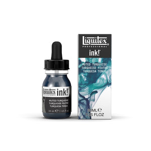 Liquitex Acrylic Ink Muted Collection - 1 oz. bottle - Muted Turquoise