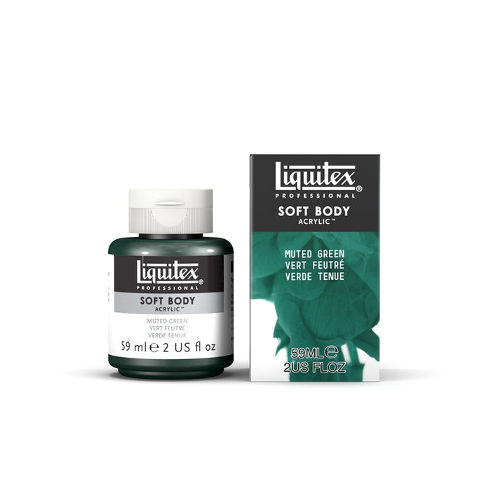 Liquitex Soft Body Acrylic Muted Collection - 2 oz. jar - Muted Green