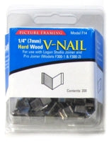 Logan F14 V-Nail ¼" (7mm) Hard Wood