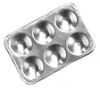 6 Well Aluminum Rectangular Tray Palette