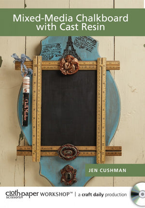 Mixed-Media Chalkboard with Cast Resin with Jen Cushman