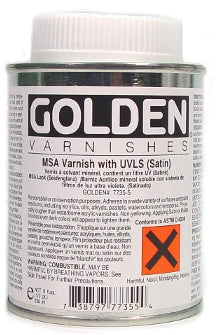 Golden - 8 oz. - MSA Varnish with UVLS Satin
