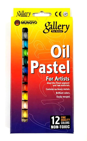 Mungyo Artists Oil Pastel - Set of 12 