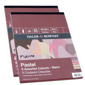 Murano Pastel Paper Warm Tones - 9" x 12"
