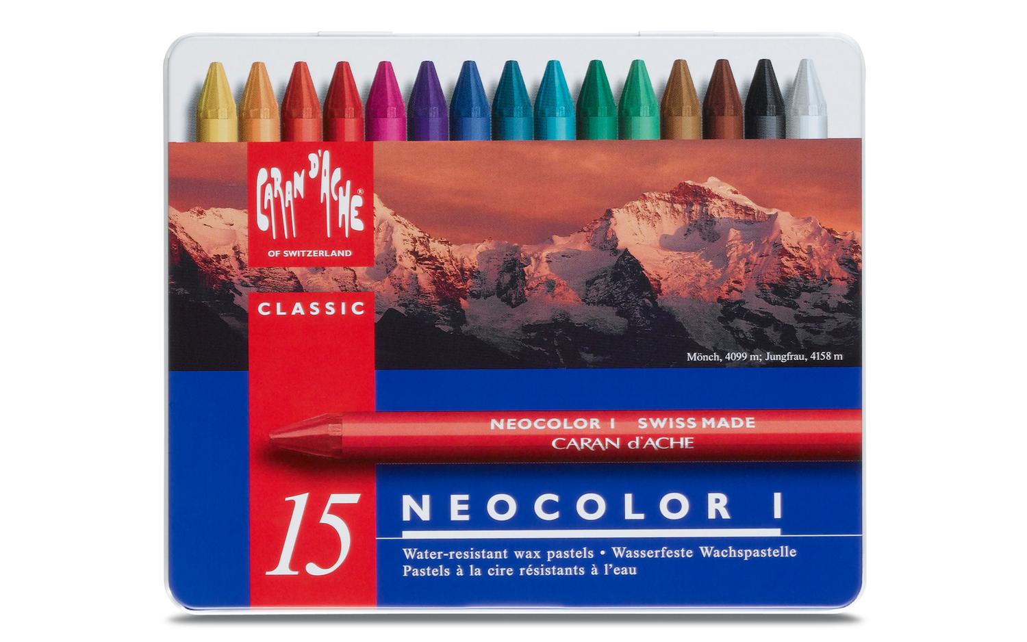 Caran D'Ache Neocolor I - 15 Colour Set