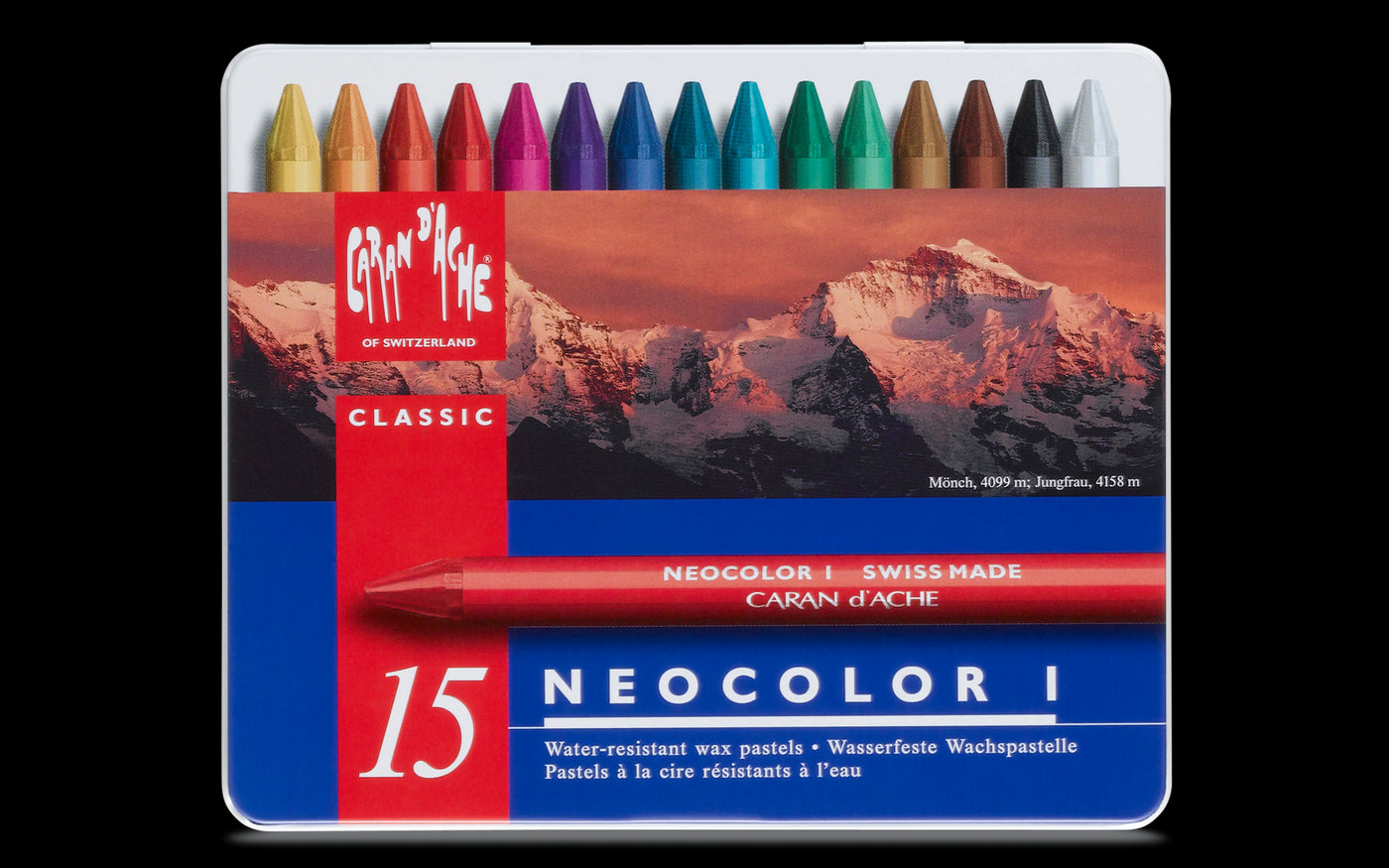 Caran d'Ache Neocolor I Wax Pastel Set 15