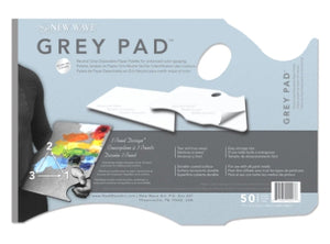 New Wave Grey Pad Ergonomic Paper Palette - 11" x 16"