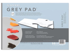 New Wave Grey Pad Rectangular Paper Palette - 11" x 16"