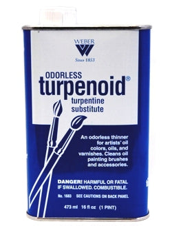 Weber : Odorless Turpenoid : Mineral Spirit : 473ml - Solvents - Mediums -  Studio