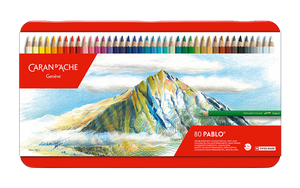 Caran D'Ache Pablo Coloured Pencil - 80 Colour Set