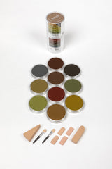 PanPastel - 10 Colour Extra Dark Shades Warm Set