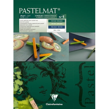 Clairefontaine Pastelmat Pastel Pad - 9" x 12" - Selection "No. 5"