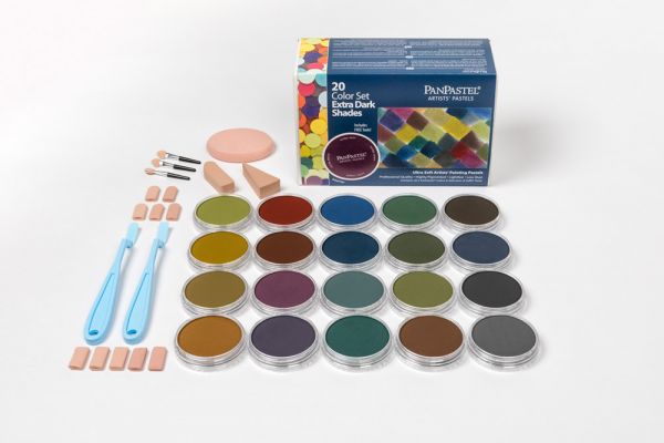 PanPastel - 20 Colour Extra Dark Shades Set