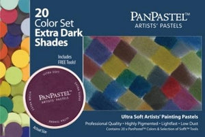 PanPastel - 20 Colour Extra Dark Shades Set
