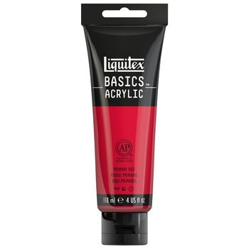 Liquitex BASICS Acrylic - 4 oz. tube - Primary Red