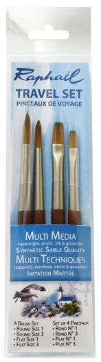 Raphaël Travel Precision Mini Paint Brush Set - Set #40