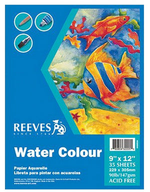 Reeves Watercolour Pad - 90 lb. Cold Press - 9" X 12"