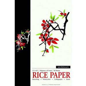 Rice Paper Pad - 12" X 18" 50 Sheets