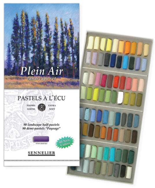 Sennelier Extra Soft Pastel 80 Half Stick Plein Air Landscape Set