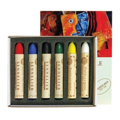 Sennelier Oil Pastel Set - Iridescent Colors, Set of 12