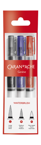Caran D'Ache Museum Waterbrush 3 brush Set