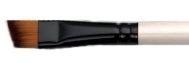 Simply Simmons Synthetic Short Handle Brush - Angle Shader 3/4"