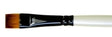Simply Simmons Synthetic Short Handle Brush - Chisel Blender #6