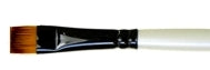 Simply Simmons Synthetic Short Handle Brush - Chisel Blender #6