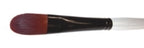 Simply Simmons Stiff Synthetic Long Handle Brush - Filbert #12