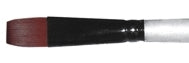 Simply Simmons Stiff Synthetic Short Handle Brush - Flat Shader #8