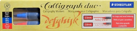 STAEDTLER® Calligraphy Duo Marker - 3 Colour Set