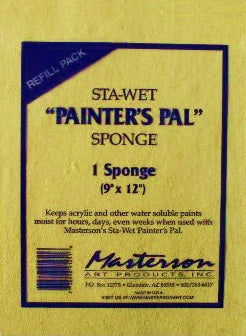 Sta-Wet Super Pro Palette Refill Sponge - 10" x  14.5"