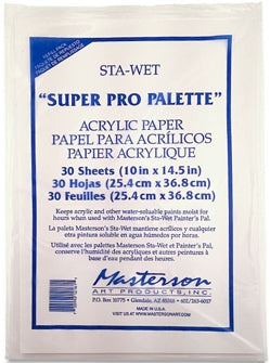 Sta-Wet Super Pro Palette Refill Paper - 10" x  14.5"