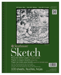 Strathmore 400 Series Recycled Sketch - 9" x 12"