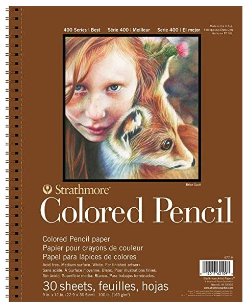 Strathmore Colored Pencil Pad - 9" x 12"