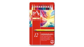 Caran D'Ache Supracolor Soft Watersoluble Pencil - 12 colour