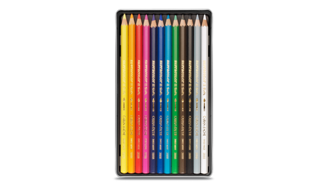 Caran D'Ache Supracolor Soft Watersoluble Pencil - 12 colour