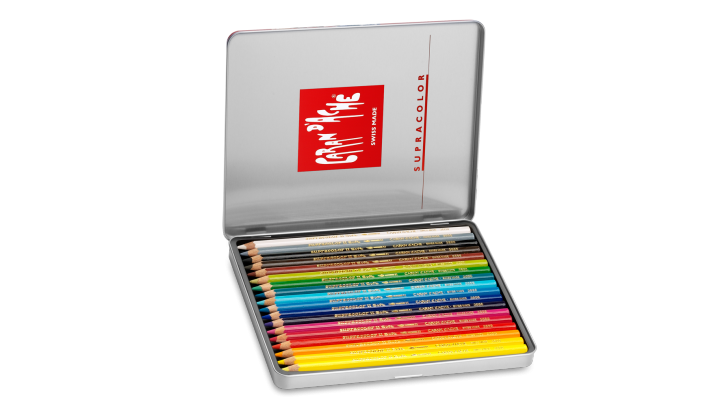 Caran D'Ache Supracolor Soft Watersoluble Pencil - 18 colour