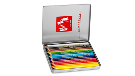 Caran D'Ache Supracolor Soft Watersoluble Pencil - 18 colour