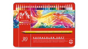 Caran D'Ache Supracolor Soft Watersoluble Pencil - 30 colour