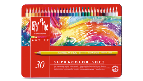 Caran D'Ache Supracolor Soft Watersoluble Pencil - 30 colour