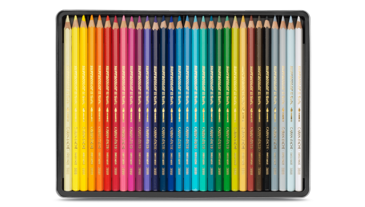 Caran D'Ache Supracolor Soft Watersoluble Pencil - 30 colour