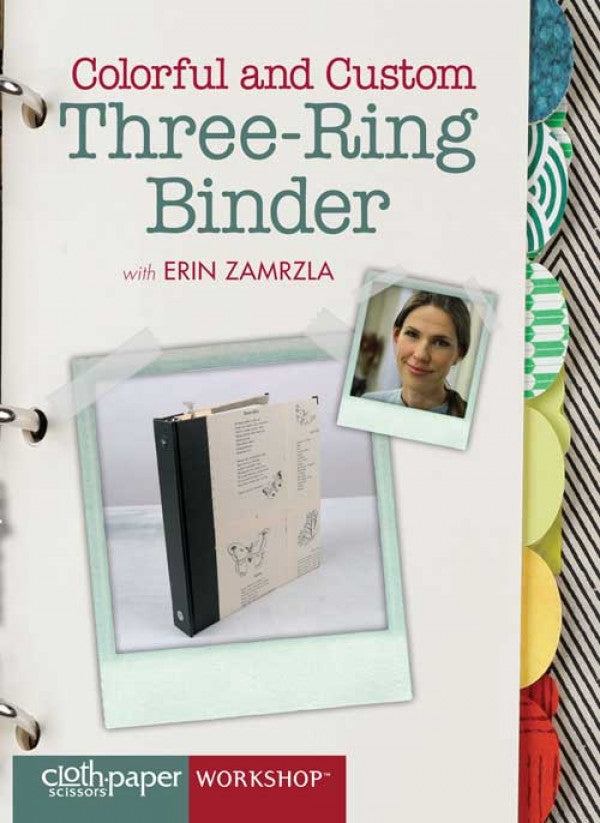 Colorful and Custom Three-Ring Binder with Erin Zamrzla